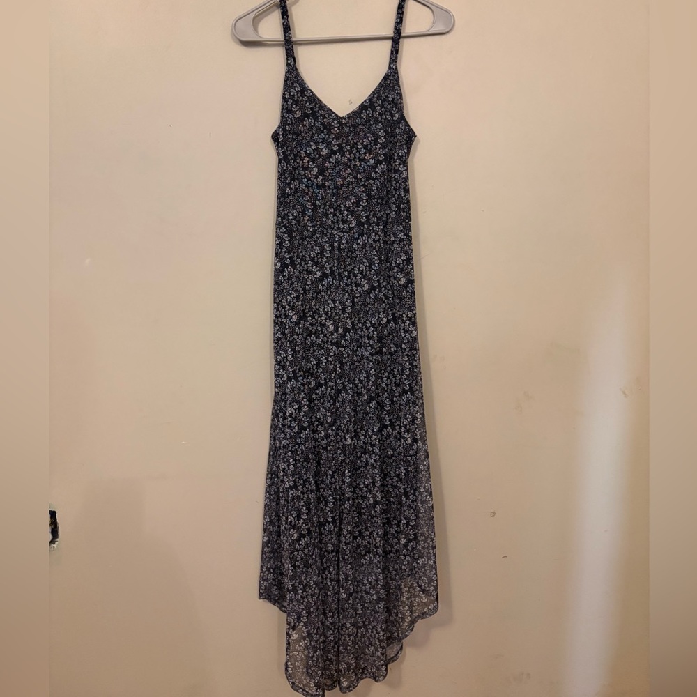 Floral Black Maxi Romper